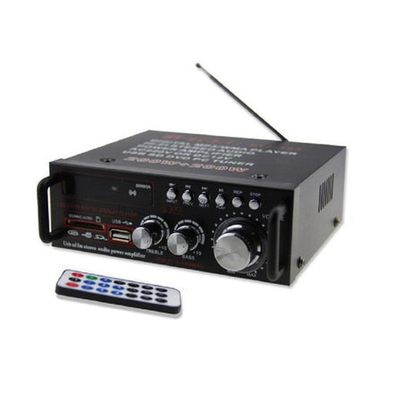 Amplificatore Blj-253 Mini Usb Sd Fm Audio Stereo Auto Moto Mp3 Hi-fi 12v Speaker