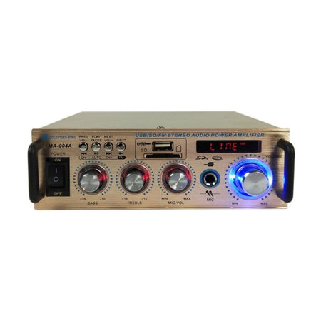 Amplificatore Usb Auto 2 Canali Hifi Supporto Audio Radio Stereo Memory Card 004a