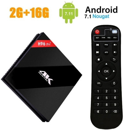 Android Tv Box H96 4k Ultra Hd Amlogic  Cortex Smart Wifi Bluetooth 3d