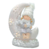Statuetta decorativa Angelo su Luna decorazione bianco per Natale h35 cm Casa e cucina/Decorazioni per interni/Addobbi e decorazioni per ricorrenze/Decorazioni natalizie/Schiaccianoci MagiediNatale.it - Altamura, Commerciovirtuoso.it