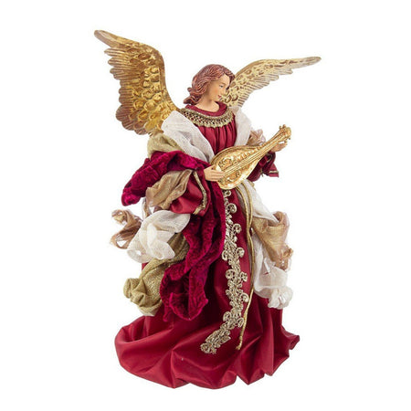 Angelo in tessuto per natività "Fastosa" color Bordeaux e Oro presepe natalizio h 35 cm Casa e cucina/Decorazioni per interni/Addobbi e decorazioni per ricorrenze/Decorazioni natalizie/Presepi/Statuine e fondali per il presepe MagiediNatale.it - Altamura, Commerciovirtuoso.it