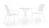 Tavolino rotondo Lizette con struttura in acciaio, finitura opaca, per esterno Giardino e giardinaggio/Arredamento da giardino e accessori/Tavoli e tavolini/Tavoli standard Decor Space - Altamura, Commerciovirtuoso.it