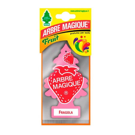 Arbre Magique Mono Deodorante Profumatore Auto Profumazione Fragranza Fragola