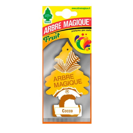 Arbre Magique Mono Deodorante Profumatore Per Auto Profumazione Fragranza Cocco