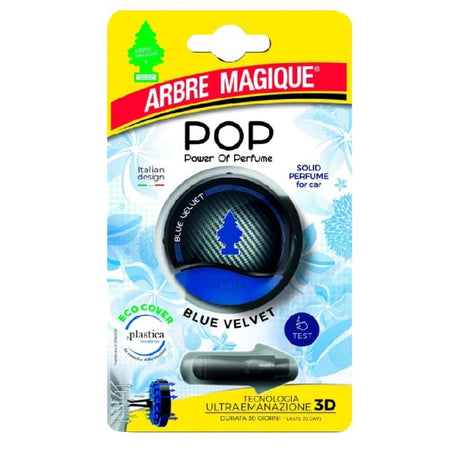 Arbre Magique Pop Profumatore Deodorante Auto Fragranza Profumazione Blue Velvet