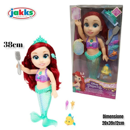 Ariel Principessa Sirena Disney La Mia Amica Cantante Parla, Canta Con Accessori