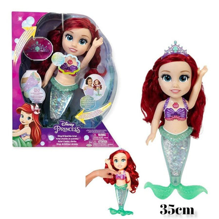 Ariel Principessa Disney Bambola 35cm Parlante Musicale, Glitter, Si  Illumina - commercioVirtuoso.it