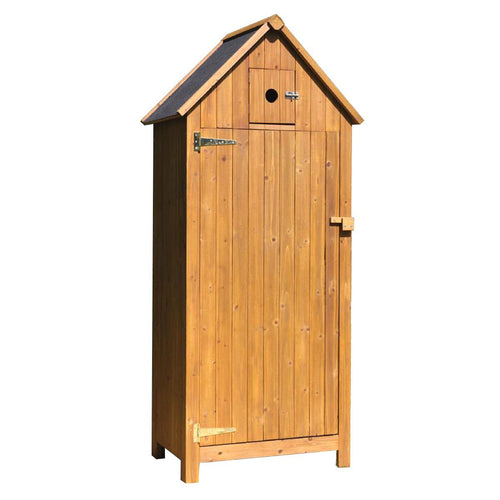 Capanno per attrezzi ed utensili da giardino con 3 scompartimenti in legno di Abete Made in Italy Giardino e giardinaggio/Organizzazione esterni e alloggiamento/Capanni La Zappa - Altamura, Commerciovirtuoso.it