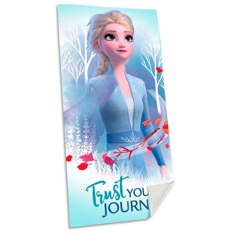 Telo Mare In Cotone Elsa Di Frozen Asciugamano Con Personaggio Mare Piscina