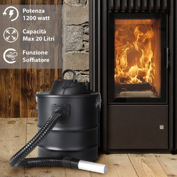 Aspiracenere Elettrico 1200w Serbatoio Capacit? 20lt Aspirapolvere Cenere  4900 