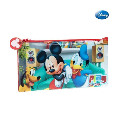 Astuccio Portamatite Portapastelli Scuola Neceser Mickey Mouse Topolino Disney