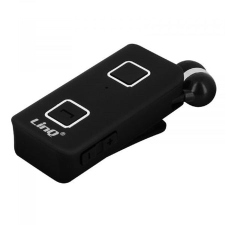 Auricolare Stereo Bluetooth 10m Wireless Con Clip-on Da Collo Retrattile R6330