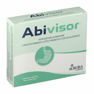 Aurora Biofarma Srl Abivisor 12Bustine Salute e cura della persona/Vitamine minerali e integratori/Singole vitamine/Multivitamine FarmaFabs - Ercolano, Commerciovirtuoso.it