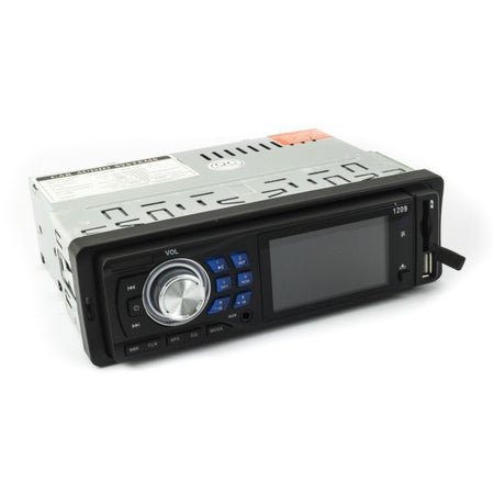 Autoradio Stereo Bluetooth Auto Lcd Radio Telecomando Slot Sd Usb Aux Mp3  1209 - commercioVirtuoso.it