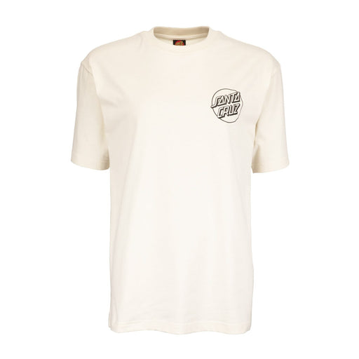 T-Shirt Uomo Santa Cruz Tiki Hand Maglia Off White Bianca Maniche Corte E  Girocollo 100% Cotone - commercioVirtuoso.it
