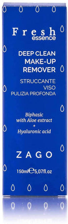 Zago Milano Cosmetics Struccante Viso Bifasico Pulizia Profonda + Hyaluronic Acid FRESH 150 ML Made in Italy COSMETICA SG Store - Nicosia, Commerciovirtuoso.it