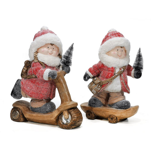 Statuetta decorativa Bambino con Skateboard e Monopattino decorazione per Natale h48,5 cm Casa e cucina/Decorazioni per interni/Addobbi e decorazioni per ricorrenze/Decorazioni natalizie/Schiaccianoci MagiediNatale.it - Altamura, Commerciovirtuoso.it