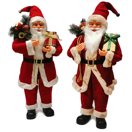 Pupazzo natalizio "Babbo Natale con regali" decorazione per interno h140 cm Casa e cucina/Decorazioni per interni/Addobbi e decorazioni per ricorrenze/Decorazioni natalizie/Schiaccianoci MagiediNatale.it - Altamura, Commerciovirtuoso.it