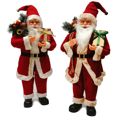 Pupazzo natalizio Babbo Natale con regali decorazione per interno h140 cm Casa e cucina/Decorazioni per interni/Addobbi e decorazioni per ricorrenze/Decorazioni natalizie/Schiaccianoci MagiediNatale.it - Altamura, Commerciovirtuoso.it