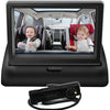 Baby Monitor Di Sicurezza Lcd Full Hd 1080p Q-ca805 Da 4,5 Per Cruscotto Auto