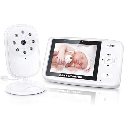 Baby Monitor Videocamera Schermo 3.5 Wireless Con Fotocamera Visione Notturna