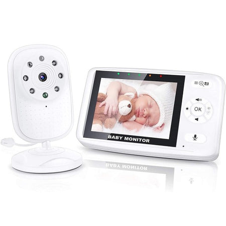 Baby Monitor Videocamera Schermo 3.5" Wireless Con Fotocamera Visione Notturna Prima infanzia/Sicurezza/Baby monitor/Monitor video Trade Shop italia - Napoli, Commerciovirtuoso.it