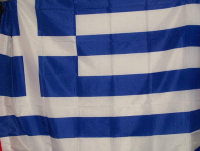 Bandiera Greca Bandiera Grecia Nazionale Sport e tempo libero/Fan Shop/Calcio/Bandiere e gagliardetti Il Distintivo - Pesaro, Commerciovirtuoso.it