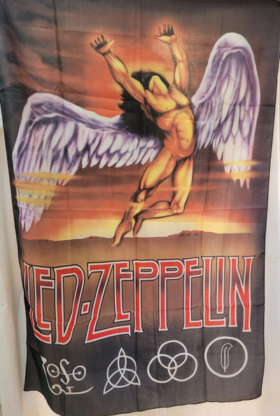 Bandiera Led Zeppelin Verticale Cm 100 X 150 Uso Interno Ed Esterno Sport e tempo libero/Fan Shop/Articoli per la casa/Quadro/Stampe e poster Il Distintivo - Pesaro, Commerciovirtuoso.it