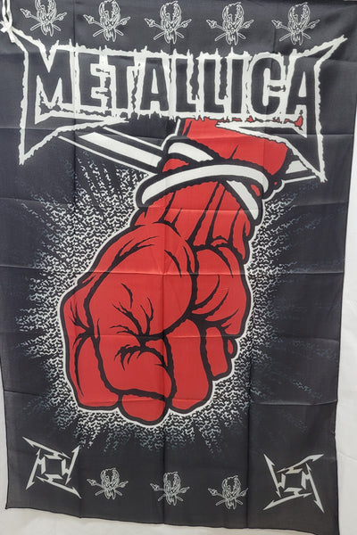 Bandiera dei Metallica Casa e cucina/Decorazioni per interni/Arte/Poster e stampe Il Distintivo - Pesaro, Commerciovirtuoso.it
