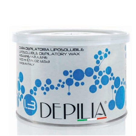 Barattolo Cera Depilatoria Liposolubile Azulene 1.3 400 Ml Depilazione Ceretta
