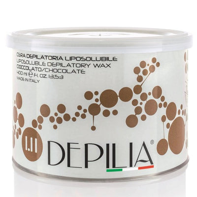 Barattolo Cera Depilatoria Liposolubile Cioccolato 1.11 400ml Ceretta Depila