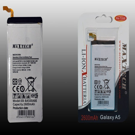 Batteria Compatibile Per Samsung Galaxy A5 Maxtech A Litio 2600mah Pa-t058