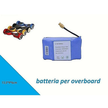 Batteria Ricaricabile Ricambio Per Smart Balance Hoverboard 36 Volt 4000 Mah
