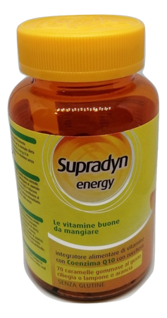 Bayer Spa Supradyn Energy 70 Caramelle Salute e cura della persona/Vitamine minerali e integratori/Singole vitamine/Multivitamine FarmaFabs - Ercolano, Commerciovirtuoso.it