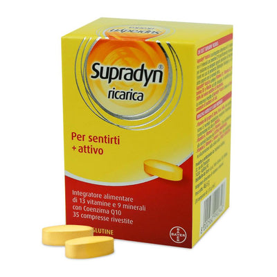 Bayer Spa Supradyn Ricarica 35Cpr Salute e cura della persona/Vitamine minerali e integratori/Singole vitamine/Multivitamine FarmaFabs - Ercolano, Commerciovirtuoso.it