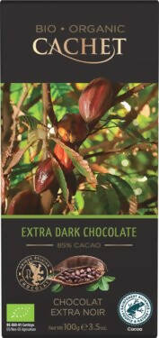 12 tavolette di Cioccolato belga extra fondente85% cacao della Tanzania tavolette di 100g Cachet