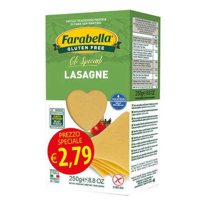 Bioalimenta Srl Farabella Lasagna 250G Promo Alimentari e cura della casa/Pasta riso e legumi secchi/Pasta e noodles/Pasta/Pasta lunga FarmaFabs - Ercolano, Commerciovirtuoso.it