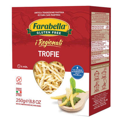 Bioalimenta Srl Farabella Trofie I Regionali Alimentari e cura della casa/Pasta riso e legumi secchi/Pasta e noodles/Pasta/Pasta lunga FarmaFabs - Ercolano, Commerciovirtuoso.it