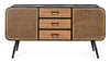 Credenza Elton con struttura in acciaio, cassetti in legno di abete, stile vintage Casa e cucina/Arredamento/Soggiorno/Credenze Decor Space - Altamura, Commerciovirtuoso.it