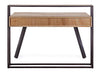 Scrivania Manchester con 2 cassetti, struttura in legno di mango ed acciaio, stile moderno, 120x60x92h Casa e cucina/Arredamento/Studio/Scrivanie e postazioni di lavoro/Scrivanie Decor Space - Altamura, Commerciovirtuoso.it