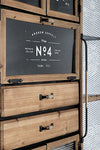 Credenza Liverpool con struttura e cassetti in acciaio, stile industriale Casa e cucina/Arredamento/Soggiorno/Credenze Decor Space - Altamura, Commerciovirtuoso.it