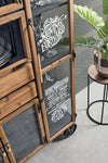 Credenza Liverpool con struttura e cassetti in acciaio, stile industriale Casa e cucina/Arredamento/Soggiorno/Credenze Decor Space - Altamura, Commerciovirtuoso.it
