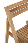 Set tavolo con 4 sedie Noemi in legno di acacia, finitura ad olio, per esterno Giardino e giardinaggio/Arredamento da giardino e accessori/Tavoli e tavolini/Tavoli standard Decor Space - Altamura, Commerciovirtuoso.it