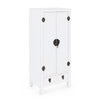 Mobile Pechino, struttura in legno MDF, finitura a base di nitrocellulosa, maniglie in acciaio Casa e cucina/Arredamento/Soggiorno/Credenze Decor Space - Altamura, Commerciovirtuoso.it