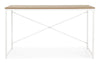 Scrivania Elettro bianca, struttura in acciaio verniciato, stile moderno, 120 x 60 x 70 cm Casa e cucina/Arredamento/Studio/Scrivanie e postazioni di lavoro/Scrivanie Decor Space - Altamura, Commerciovirtuoso.it