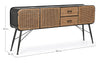Credenza Elton con struttura in acciaio, cassetti in legno di abete, stile vintage Casa e cucina/Arredamento/Soggiorno/Credenze Decor Space - Altamura, Commerciovirtuoso.it