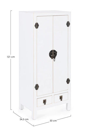 Mobile "Pechino", struttura in legno MDF, finitura a base di nitrocellulosa, maniglie in acciaio Casa e cucina/Arredamento/Soggiorno/Credenze Decor Space - Altamura, Commerciovirtuoso.it
