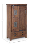 Credenza Jupiter con struttura in legno di mango, maniglie in acciaio, stile vintage Casa e cucina/Arredamento/Soggiorno/Credenze Decor Space - Altamura, Commerciovirtuoso.it