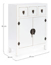Mobile Pechino, struttura in legno MDF, finitura a base di nitrocellulosa, maniglie in acciaio Casa e cucina/Arredamento/Soggiorno/Credenze Decor Space - Altamura, Commerciovirtuoso.it