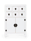 Mobile Pechino, struttura in legno MDF, finitura a base di nitrocellulosa, maniglie in acciaio Casa e cucina/Arredamento/Soggiorno/Credenze Decor Space - Altamura, Commerciovirtuoso.it